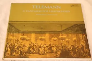 Telemann, Helma Elsner 12 Fantasias For Harpsichord 1962 US & 12" LP Baroque - Foto 1 di 2