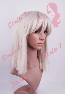 Parrucca diritta bionda platino W172 - studio7-regno Unito - Foto 1 di 6