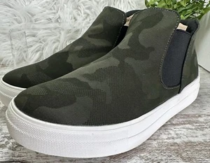 SODA Woods Collection Platform High Top Slip On Size 9 Camo Sneaker Chelsea - Picture 1 of 14