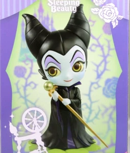 Banpresto Disneys Maleficent Figur Dornröschen 4" Q Posket Version A Neu - Bild 1 von 12