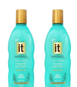 2X IT Naturals 12-in-ONE Amazing  Conditioner argan oil 10.2oz  Pack 2 - Picture 1 of 1