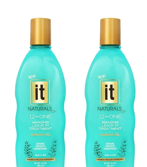 2X IT Naturals 12-in-ONE Amazing  Conditioner argan oil 10.2oz  Pack 2 - Image 1 of 1