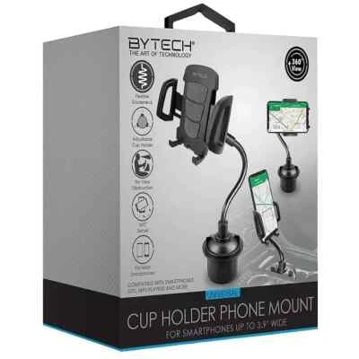 Universal Cupholder Phone Mount for iPhone, Android, LG, HP, and Most Smartphone - Image 1 of 3