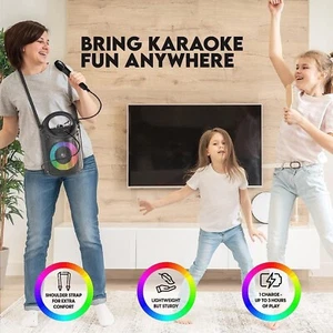 Cassa Altoparlante Bluetooth Ricaricabile Portatile RGB Microfono USB TF ZQS6122 - Foto 1 di 11