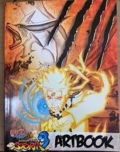 Naruto Shippuden Ultimate Ninja Storm 3 Art Book Characters Battles Namco - Picture 1 of 8