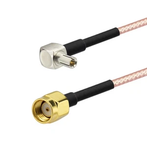 RP SMA Stecker auf TS9 4G LTE Adapter Kabel RG316 Pigtail 6" für Huawei WLAN Router - Bild 1 von 4