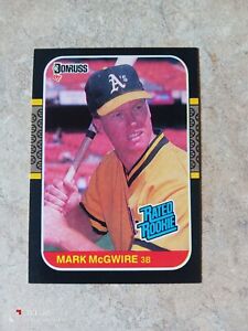 1987 Donruss MARK MCGWIRE Rated Rookie Card #46 - A's RC  -  Cardinals