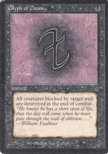 Glyph of Doom - LEGENDS Magic The Gathering Magic The Gathering Magic The Gathering x1 - Imagen 1 de 2