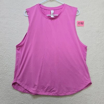 Camiseta sin mangas Nanette Lepore púrpura atlética yoga entrenamiento talla XL usada Foto 1 de 4