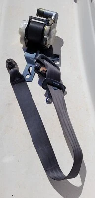 2003 Hyundai Sonata Front Passenger Right Side Seatbelt Dark Gray - Image 1 of 4