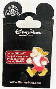 Disney’s I’m Not Grumpy Pin From Snow White and The Seven Dwarfs - Disney Parks