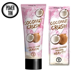 Power Tan Coconut Crush 250ml or 20ml Tanning Lotion Accelerator Cream Sunbed - Picture 1 of 3