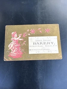 George Englert Trade Card. Bakery-Rochester, NY. R46 - Picture 1 of 2