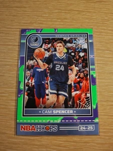 2024-25 Haunted Hoops #252 Cam Spencer Slime Rookie RC - Memphis Grizzlies  - Imagen 1 de 2