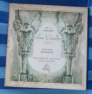 Walter Gieseking MOZART Piano Concertos No. 20 & 25 ANGEL 35215  Vinyl  - Picture 1 of 8