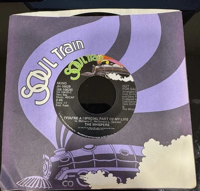 The Whispers (You're A) Special Part Of My Life Promo Vinyl 45  Mono/Stereo NM Foto 1 de 3
