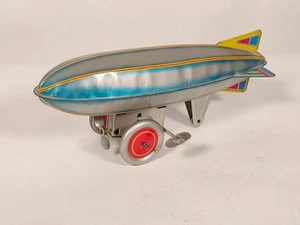Schylling Graf Zeppelin Airship Blimp Tin Toy • Wind Up • Made in Korea • Works - Picture 1 of 10