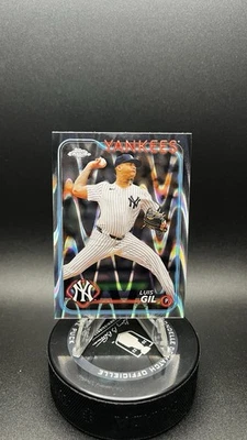 2024 Topps Chrome Update #USC160 Luis Gil New York Yankees RayWave Refractor - Image 1 of 4
