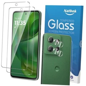 2+2 Pack for Moto G Power 2025 Screen Protector with Camera Lens - Picture 1 of 8