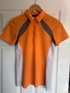 galvin green ladies red and white golf polo shirt size small - Picture 1 of 4