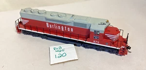 ALCO KMT HO brass CB&Q Burlington SD-40 #75 tested running - Picture 1 of 6