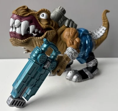 1997 Mattel Extreme Dinosaurs Dino Vison Big Bite T-Bone - Complete - Image 1 of 4