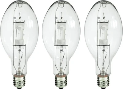 Bluex Bulbs 3-Pack MH400/U/MOG 400W Metal Halide ED37 M59 E39 Base HID Lamp - Image 1 of 3