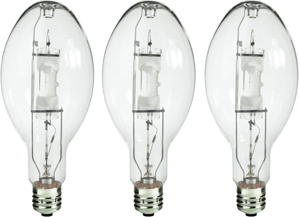 Bluex Bulbs 3-Pack MH400/U/MOG 400W Metal Halide ED37 M59 E39 Base HID Lamp - Image 1 of 3