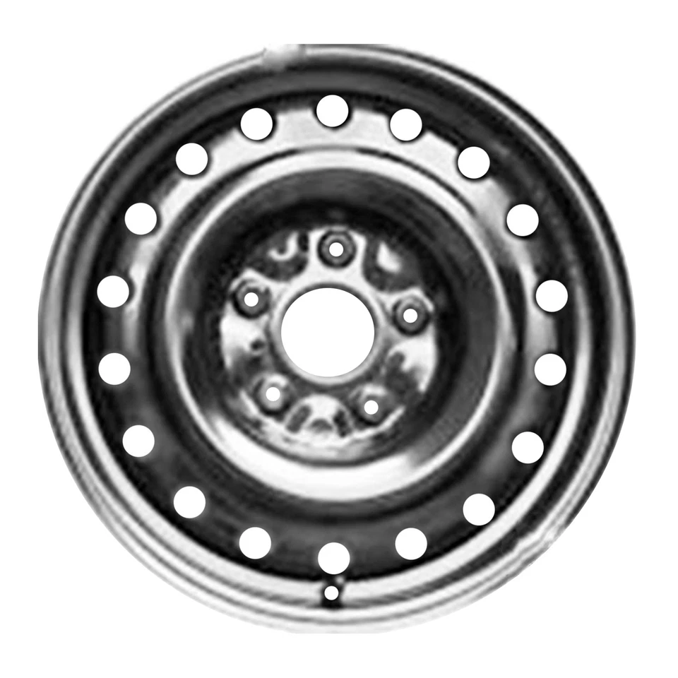 Refurbished 16x6.5 Painted Black Wheel fits 2008-2010 Chrysler Town & Country - Image 1 of 1