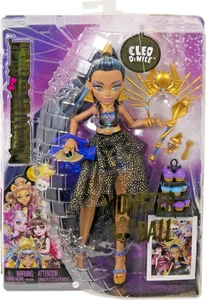 Bambola Monster High "Cleo De Nile" HNF70 Monster Ball vestito e accessori per feste π - Foto 1 di 9