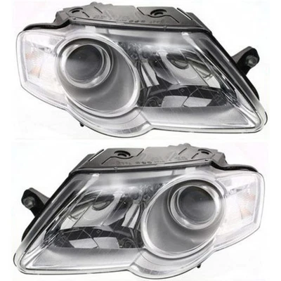Headlight Set For 06-10 Volkswagen Passat Driver and Passenger Side Foto 1 de 4
