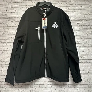 Clique Men's XXL Telemark Eco Stretch Softshell Full Zip Jacket MARTINREA Logo - Imagen 1 de 18