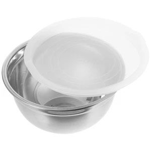 Stainless Steel Cooking Bowl Non-Slip Mixing Household Bowls with Lids - Picture 1 of 12