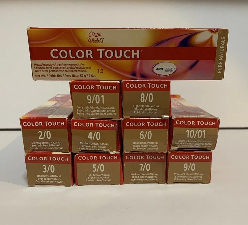 Wella Color Touch 9/0 Very Light Blonde Natur Demi-permanent Haircolor 1 X 2 Oz