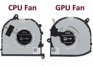 CPU & GPU Cooling Fan For Dell XPS15 9570 M5530 008YY9 0TK9J1 7590 M5540 L+R - Picture 1 of 5