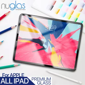 Nuglas Tempered Glass Screen Protector For Apple iPad 11 10 9 8 7 Air Mini Pro - Picture 1 of 42