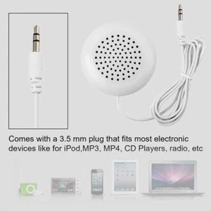 Portable 3.5mm AUX Pillow mini Speaker For MP3 MP4 New Player =`~ - Afbeelding 1 van 12