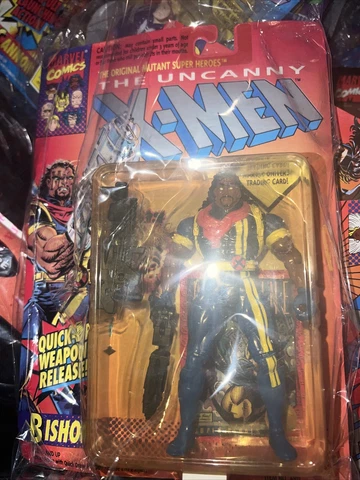 Marvel Comics Uncanny X-Men Bishop 1993 Toy Biz Sealed Marvel Legends Cover