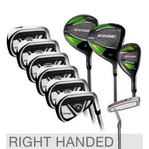 Callaway Edge 10-Piece RH Golf Club Set with Steel Irons NEW IN BOX (GREEN) - Picture 1 of 8