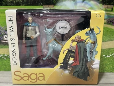 Juego de figuras de acción Saga The Will & Lying Cat McFarlane Toys Comics - NUEVO Foto 1 de 4