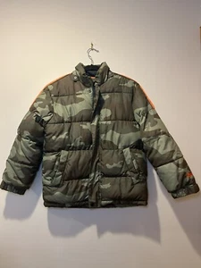 Old Navy ON CAMO Snow Ski Winter Puffer Jacket Boys L 10-12 - Picture 1 of 7
