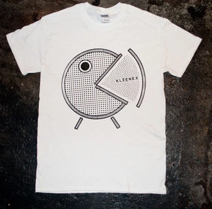 Kleenex - 'Logo' T-Shirt (Punk Crass Liliput Swiss KBD Sonic Joy Tozibabe) - Bild 1 von 2
