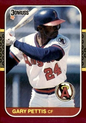 1987 Donruss Opening Day #10 Gary Pettis California Angels - Image 1 of 2