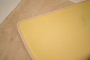 Tan Memory Foam Plush Thick Bathroom Mat Non Slip Backing Super Absorbent Soft