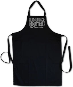 HUDSUCKER INDUSTRIES BBQ KOCHSCHÜRZE Das Zukunftsschild Logo Firmenvertreter - Bild 1 von 1