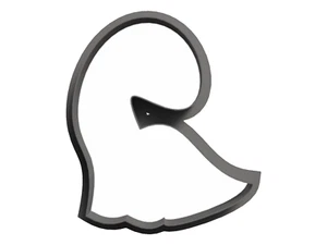 Brontosaurus Outline Cookie Cutter | 3D Printed, 3D Figurines - Picture 1 of 2