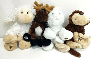 GANZ Webkinz Lot Of 4       No Tags No Codes        HM080, HM137, HM201, HM078 - Picture 1 of 10