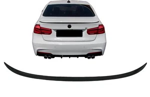 Spoiler bota maletero para BMW Serie 3 F30 2011-2014 F30 LCI 2015-2019 piano negro - Imagen 1 de 12