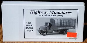 Mack Stake Truck Jordon Product Highway Miniatures Kit 209 Bag Sealed HO HOn3