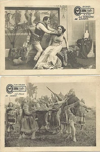 Divers films primitifs - 1910/13 - PATHE FRERES - 4 photographies lithographiées - Picture 1 of 1